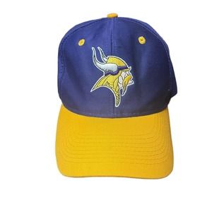Vikings Minnesota Hat Snapback VTG Logo7 NFL 90's Preowned‎ Cap
